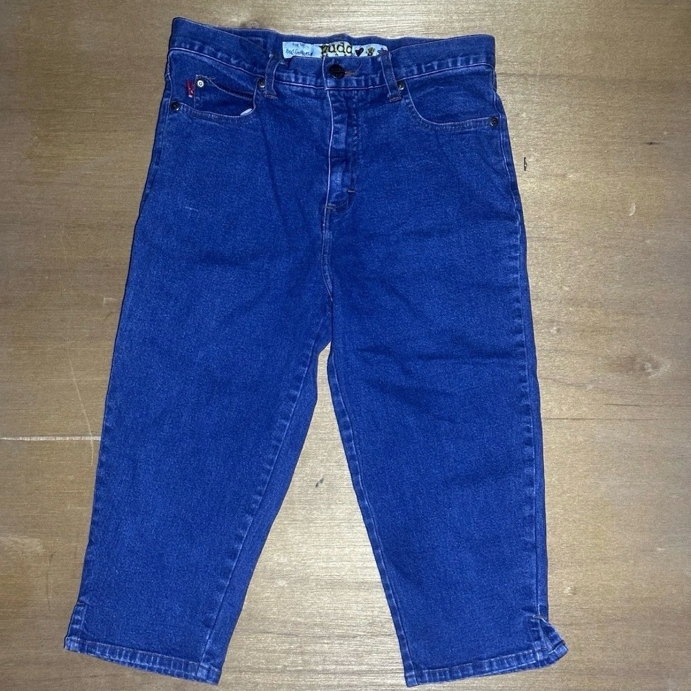 MUDD Juniors Size 7 Blue Denim Jeans Stylish Modern Casual Classic Stretch Pants